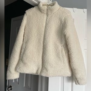 Cream Sherpa Jacket